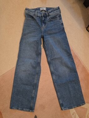 Abercrombie Kids High Rise Wide Leg Jeans